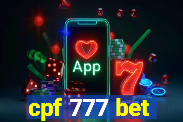 cpf 777 bet